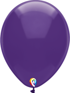 12 Inch Crystal Purple Latex Balloon