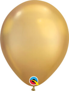 11 Inch Chrome  Gold Balloon
