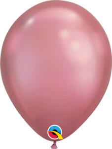 11 inch Chrome Mauve Balloons