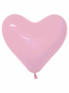 6 Inch Sempertex Fashion Bubble Gum Heart Latex Balloon
