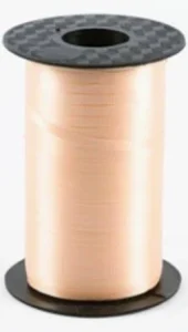 Peach Balloon Ribbon 3/16th 500 Yard Spool