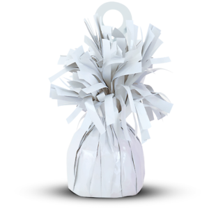White Foil Balloon Weight
