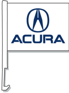 Acura Car Window Flag