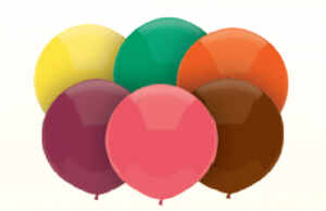 17 inch Autumn Assortment Outdoor Balloon