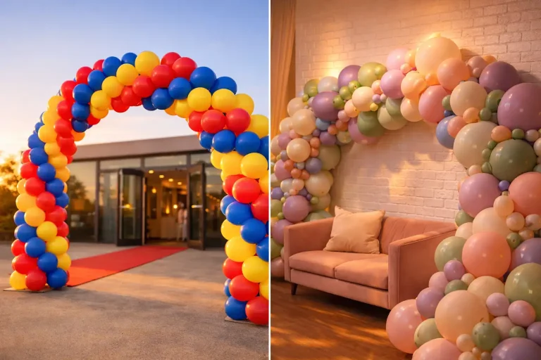 Balloon arch 8 foot ceiling