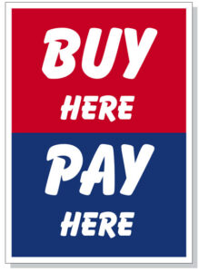 Buy Here Pay Here Hood Sign