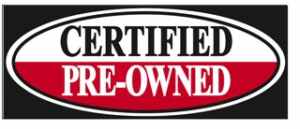 Certified Pre-Owned Windshield Banner