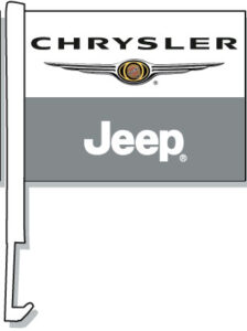 Chrysler Car Window Flag