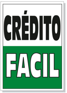 Credito Facil Hood Sign
