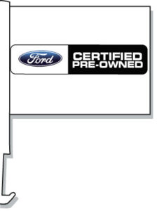 Ford Certified Pre-Owned Car Window Flag