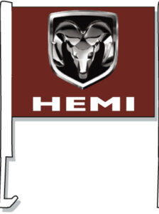 Hemi Car Window Flag