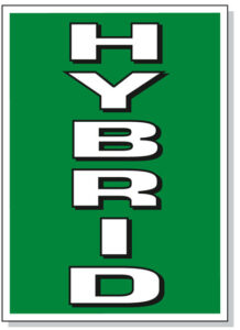 Hybrid Hood Sign