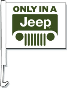 Jeep Car Window Flag