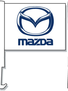 Mazda Car Window Flag