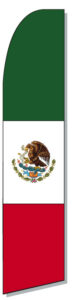Mexican Flag Swooper Flag