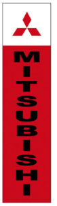 Mitsubishi Auto Dealership Flag