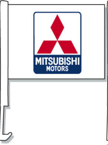 Mitsubishi Car Window Flag