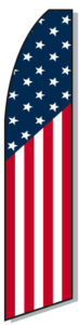 Patriotic US Flag Swooper Flag