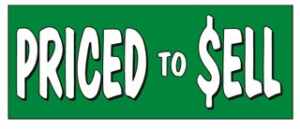 Priced To Sell Windshield Banner