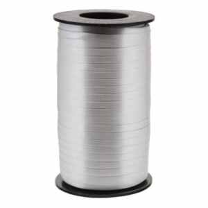 Silver Balloon Ribbon 3/16th 500 Yard Spool