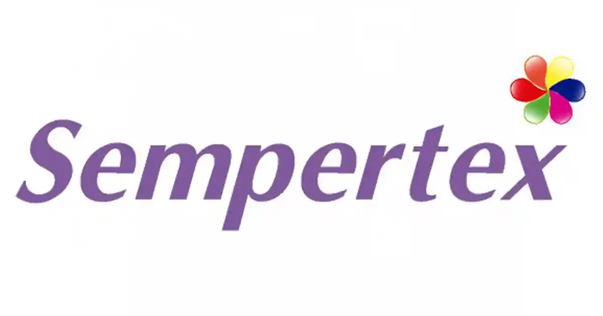 Sempertex Balloons logo - Premium Colombian latex balloons with 100+ colors