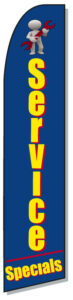 Service Specials Swooper Flag