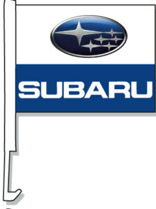 Subaru Car Window Flag