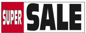 Super Sale Giant Cloth Banner