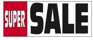 Super Sale Windshield Banner