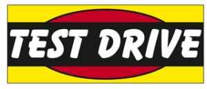 Test Drive Windshield Banner
