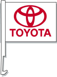 Toyota Car Window Flag