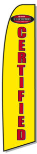Toyota Certified Swooper Flag