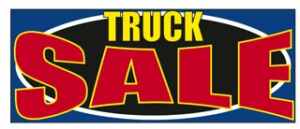 Truck Sale Windshield Banner