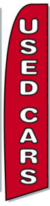 Used Cars Swooper Flag Red