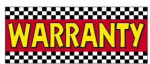 Warranty Windshield Banner