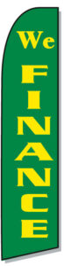 We Finance Swooper Flag