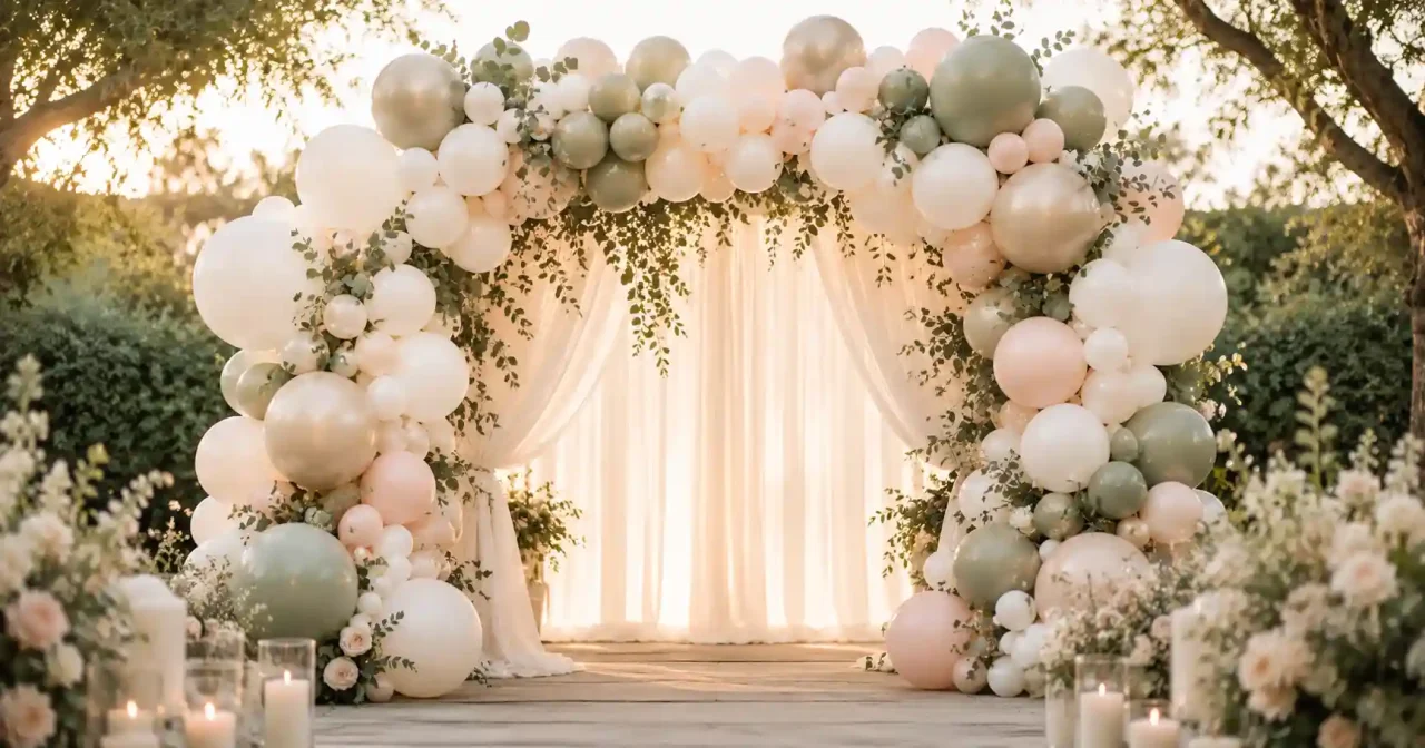 Wedding Balloon Display Ideas: Arches, Backdrops, and Centerpieces