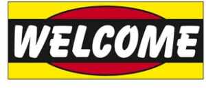 Welcome Windshield Banner